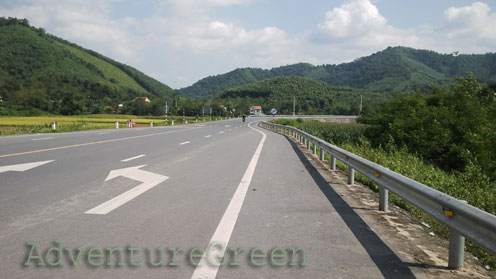 New road from Bac Kan to Thai Nguyen