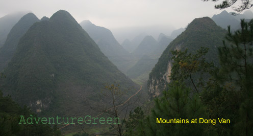 Mountains near Dong Van Town