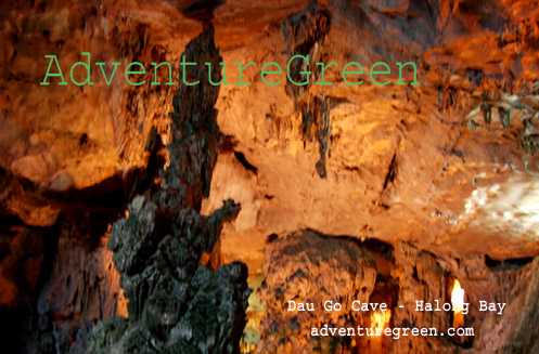 Dau Go Cave on Halong Bay Vietnam