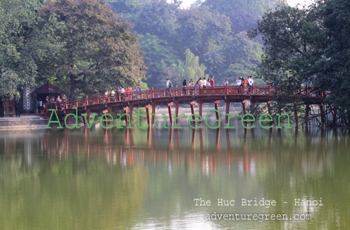 The The Huc Bridge, Hoan Kiem Lake, Hanoi
