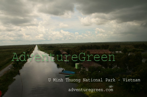 U Minh Thuong National Park in Kien Giang Province, Vietnam