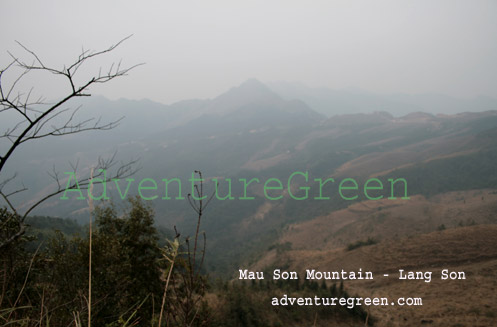 Mau Son Mountain in Lang Son Vietnam