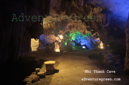 Further inside Nhi Thanh Cave, Lang Son, Vietnam