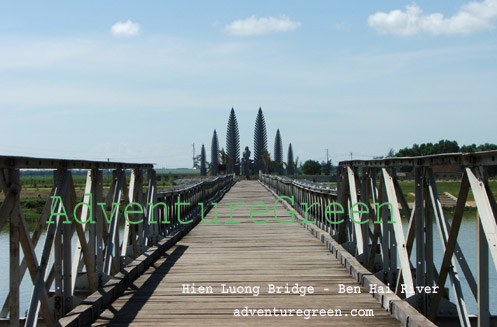 The Hien Luong Bridge, Ben Hai River, Quang Tri