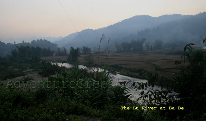 The Lu River at Ba Be, Bac Kan