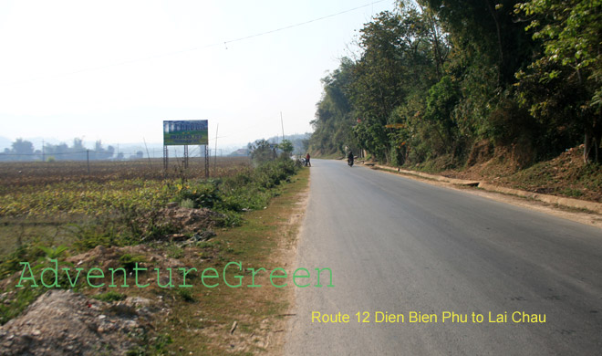 Route 12 from Dien Bien Phu to Lai Chau