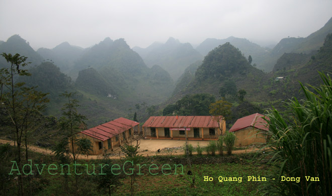 A school at Ho Quang Phin, Dong Van