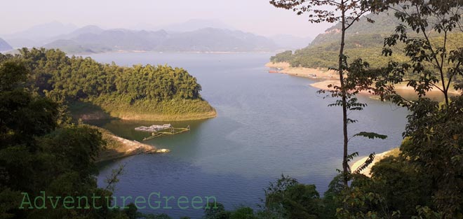 The Ba Khan Reservoir in Mai Chau District