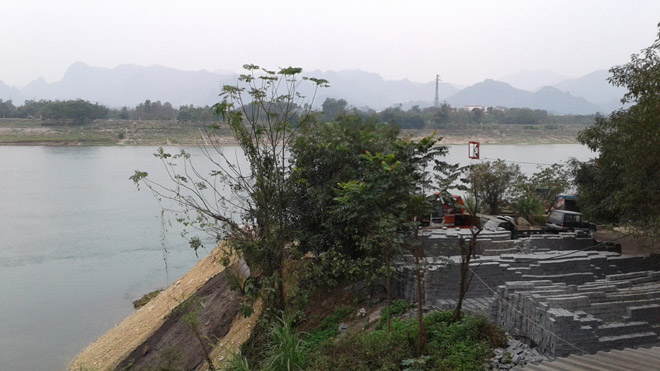 The Da River at Ben Ngoc, Hoa Binh