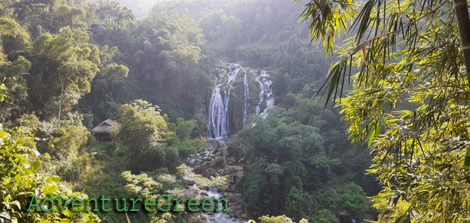 The Go Lao Waterfall in Mai Chau, Hoa Binh