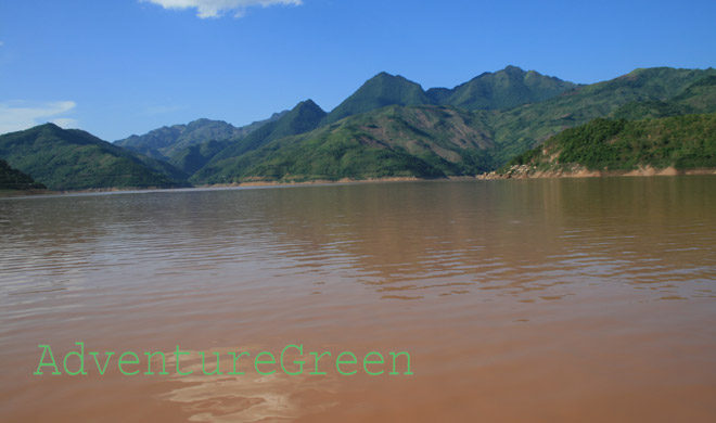The Da River at Van Yen where we access the Moc Chau Plateau from Phu Yen District of Son La Province via Route 43