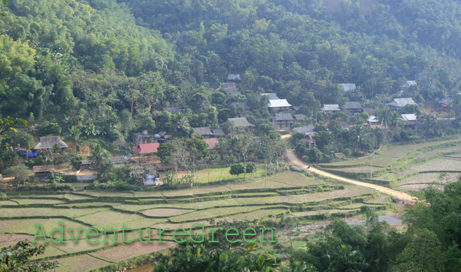 The Hang Village, view from the road