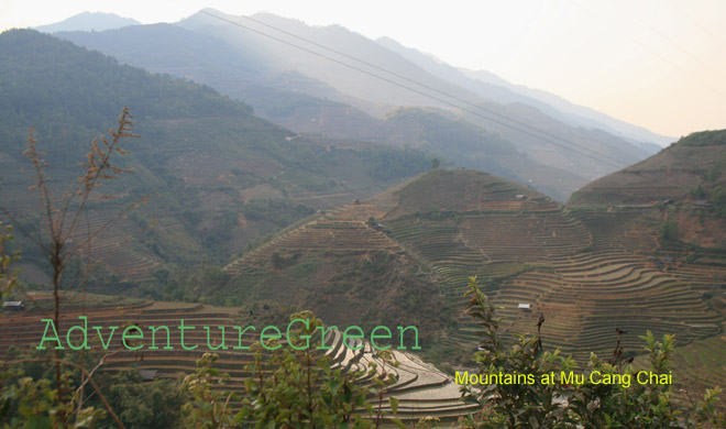Mountains at Mu Cang Chai, Yen Bai