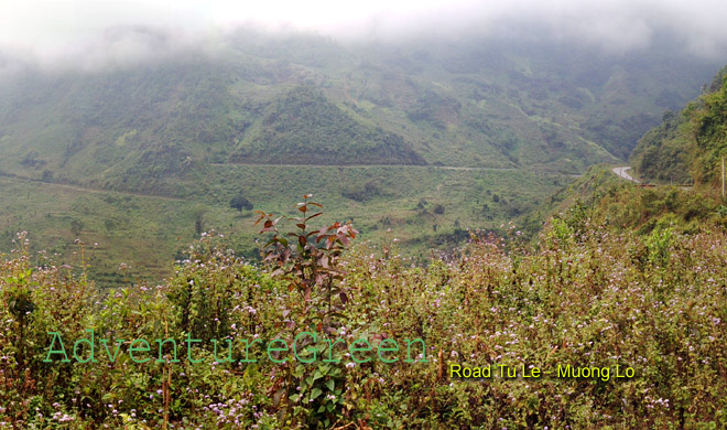 Road from Tu Le to Nghia Lo