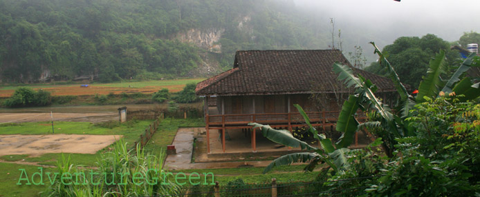 A homestay at Pac Ngoi Village at Ba Be National Park