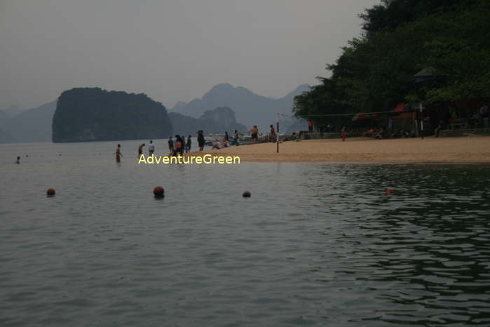 Ti Tov Beach on Halong Bay Vietnam