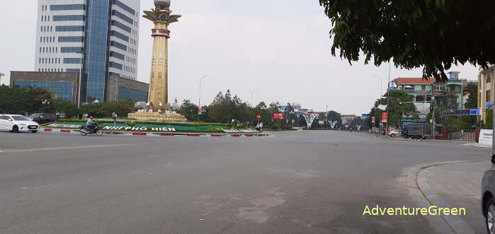 Center of Hung Yen City, Vietnam