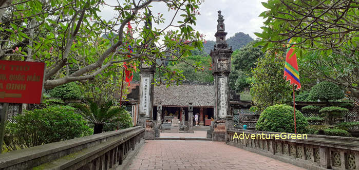 The Dinh Temle at Hoa Lu Ancient Capital in Ninh Binh Vietnam