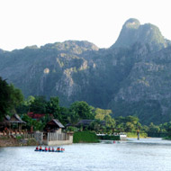 Kayaking in Vang Vieng Laos