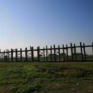 The Ubein Bridge at Mandalay