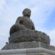 A Buddha statue at the Phat Tich Pagoda in Bac Ninh