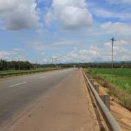 Road in Binh Dinh, Vietnam