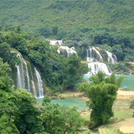 The Ban Gioc Waterfall, Cao Bang, Vietnam