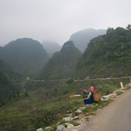 A Hmong mother and baby at Sung Tra, Dong Van Plateau, Ha Giang