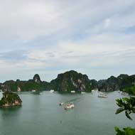 A bird's eye view of Halong Bay Islands