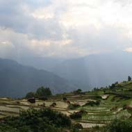 Breathtaking mountains at Y Ty, Bat Xat, Lao Cai