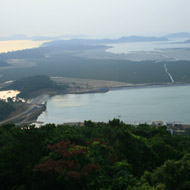 An aerial view of the Co To Island