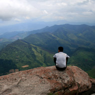 The summit of Mount Pha Luong