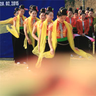 Thai dance, Son La, Vietnam