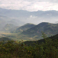 The Khau Pha Pass at Mu Cang Chai, Yen Bai, Vietnam