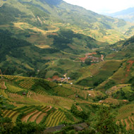 Amazing rice terraces at Mu Cang Chai, Yen Bai, Vietnam