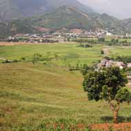 Mountains at Van Chan, Yen Bai in May