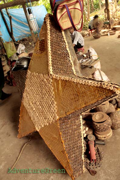 A coconut-processing workshop in Ben Tre, Vietnam