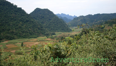 Mountains at Thach An, Cao Bang