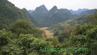 Mountains at Thach An, Cao Bang