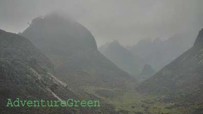 Ha Giang Dong Van Plateau in the fog