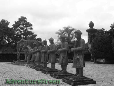 Khai Dinh's tomb in Hue Vietnam