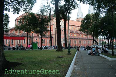 Notre Dame Cathedral in Saigon Vietnam