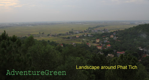 The countryside around Phat Tich Pagoda