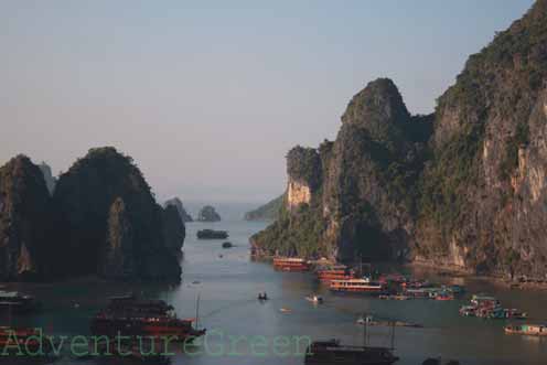 A view from the Sung Sot Cave