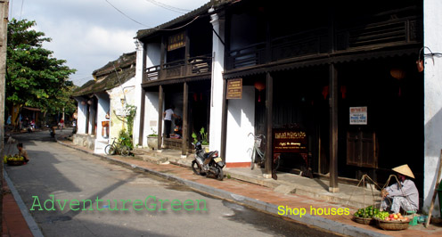 Ancient shop houses at Hoi An