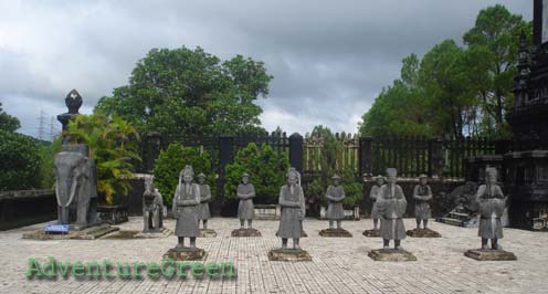 Khai Dinh's Tomb in Hue Vietnam