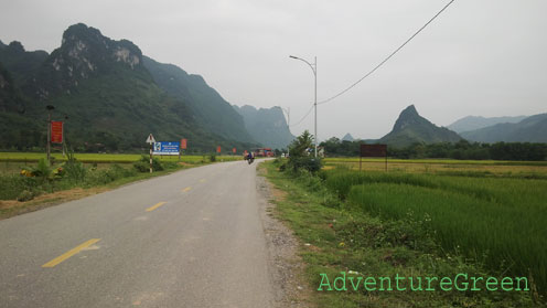 A nice country road at Bac Son, Lang Son