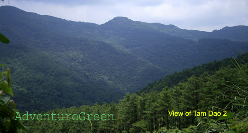 View of Tam Dao 2 Peak