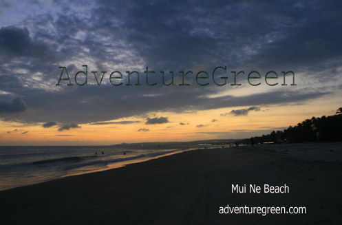 Mui Ne Beach at twilight