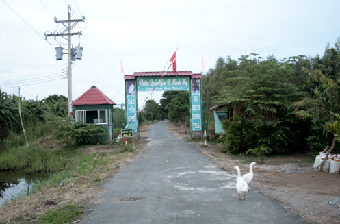 Entrance to the National Park of U Minh Ha